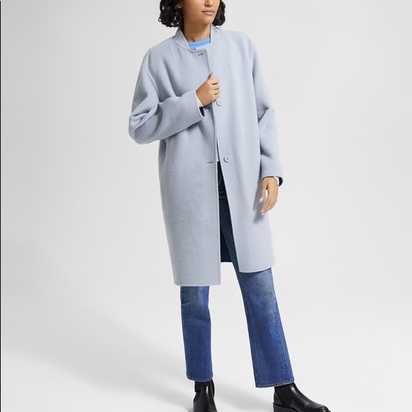 Nwt 525 Theory Alma Reversible Coat 